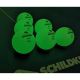 4. GLOW IN THE DARK POLY TABLE TENNIS BALLS 40 6 PCS POT