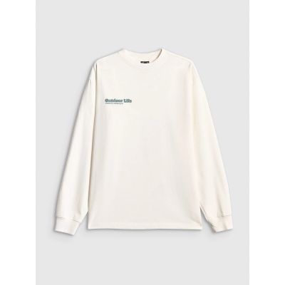 8. Women's longsleeve regular with print 4F 4FRSS26TSWSF2834-11S