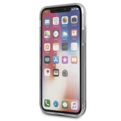 6. Karl Lagerfeld Liquid Glitter iPhone X Case - Pink