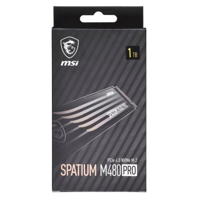 3. MSI SPATIUM M480 Pro 1TB PCIe 4.0 NVMe M.2 2280 SSD
