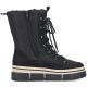 2. Water-resistant women’s snow boots with thick sole, black, Rieker Y6380-00