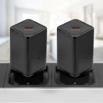 4. SBS TETRGAN1C45W 45W GaN USB-C Wall Charger with Power Delivery - Black