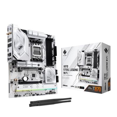 12. ASRock X870 Steel Legend WiFi Motherboard