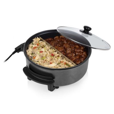 7. Tristar | Multifunctional XL grill pan | PZ-9135 | Diameter 30 cm | Grill | 1500 W | Lid included | Fixed handle | Black