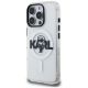2. Karl Lagerfeld IML Karl Sketch Logo MagSafe Case for iPhone 16 Pro Max - Clear