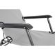 30. MULTIPLE-POSITION LEVEL CHAIR WITH HEADREST, GRAY