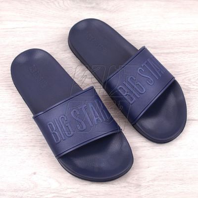 6. Big Star M INT1906B foam pool slippers navy blue