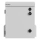12. WALL-HUNG RACK CABINET 10" HERMETIC IP55 WALL/POLE MOUNTING 320X220X400 GRAY LANBERG (ASSEMBLED)