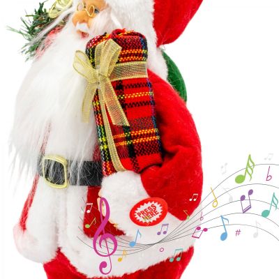 3. Decorative Dancing and Singing Santa Claus 28 cm MICA