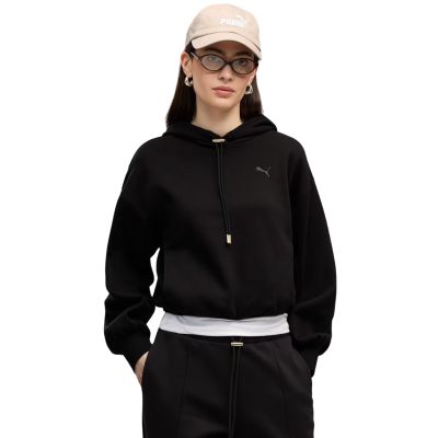 Puma Her Relaxed Hoodie Women's Black 694027 01