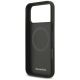 7. Mercedes Leather Large Laurel Leave MagSafe Case for iPhone 17 Pro Max - Black and Gray