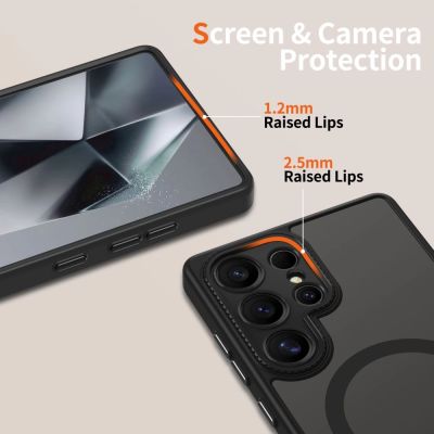 4. Tech-Protect MagCam MagSafe Case for Samsung Galaxy S25 Ultra - Black