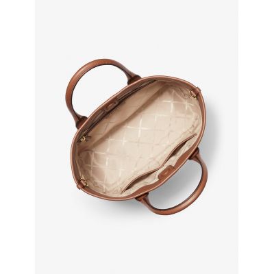 2. Michael Kors Luisa Medium Signature Logo Satchel VAN-LUG 30R4G99S2V