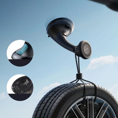 9. Joyroom JR-ZS356 universal magnetic car holder for a phone on the cockpit/window - black