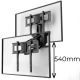 28. MACLEAN ELECTRIC TV MOUNT OVER FIREPLACE 37"-70" 35KG WITH REMOTE CONTROL MC-891