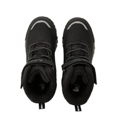3. Lee Cooper black ankle boots with Velcro closure