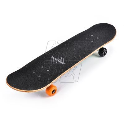 2. METEOR SKATEBOARD WOODEN PEACE green