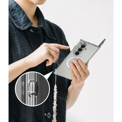 8. Ringke Slim Magnetic MagSafe Case for Samsung Galaxy Z Fold 8 - Transparent