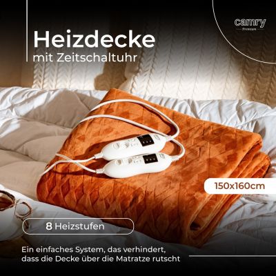 19. ELDOM ELECTRIC BLANKET KT200 KOZY 120W, WIRED REMOTE CONTROL, THREE OPERATION LEVELS, TEMP. REGULATION, FAST HEATING