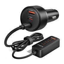 ORICO ChargeClip 90W 2A4C Back Clip Multi-Port Car Charger