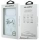 8. Karl Lagerfeld Liquid Glitter Karl Script Logo MagSafe Case for iPhone 17 Pro Max - Clear