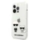 2. Karl Lagerfeld Transparent Karl & Choupette Case for iPhone 13 Pro / 13 - Transparent