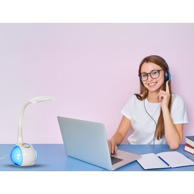 10. AJE-RAINBOW RGB 2 LED Desk Lamp