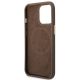 7. Guess GUHMP14LU4GPRW iPhone 14 Pro 6.1 "brown / brown hard case 4G Logo Plate MagSafe