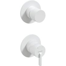 Concealed shower tap with shower diverter