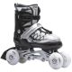 44. ROLLER SKATES-ROLLER SKATES-ICE SKATING 4IN1 ENERO PRO LED 34-37 GRAY