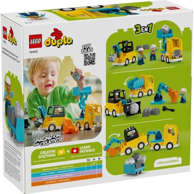 2. LEGO DUPLO TOWN 3in1 10475 Construction Vehicles