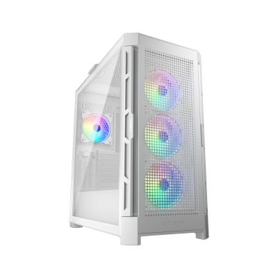 2. Cougar Gaming Duoface Pro RGB Case - Midi Tower - PC - White - ATX - EATX - Micro ATX - Mini-ITX - SSI CEB - Metal - Tempered Glass - Gaming