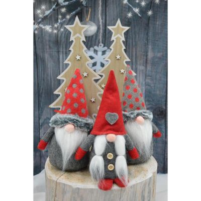 8. DECORATIVE gnome with a heart 20cm girl