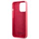 7. Karl Lagerfeld Silicone Plaque Case for iPhone 13 Pro / iPhone 13 - Fuchsia