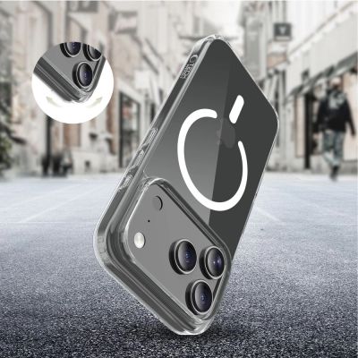 4. Tech-Protect FlexAir Hybrid MagSafe Case for iPhone 17 Pro Max - Clear