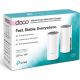 8. TP-Link Deco E4 (1-pack) Dual-band (2.4 GHz/5 GHz) Wi-Fi 5 (802.11ac) White, Gray Indoor