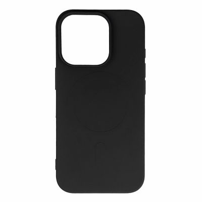MagSafe Compatible Liquid Silicone Case for iPhone 17 Pro Max - Black