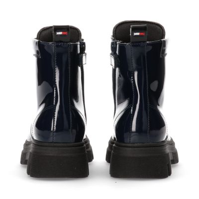 10. Tommy Hilfiger Lace Up Bootie Blue W T4A5-33040-0775800-800