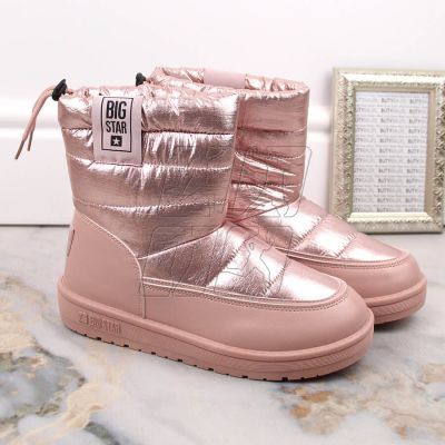 6. Metallic snow boots Big Star W INT1589C pink