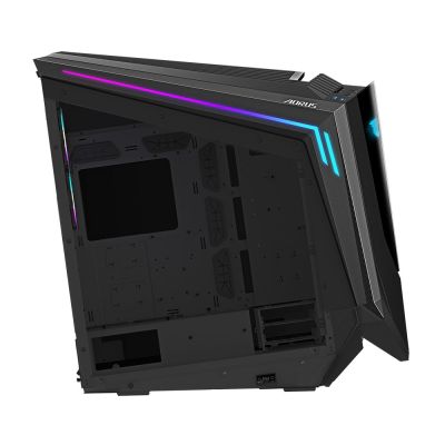 8. Gigabyte AORUS C700 GLASS ATX FullTower Black Case with Window without Power Supply