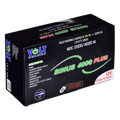 7. VOLT POLSKA SINUS PL 4000 12/230V Power Inverter