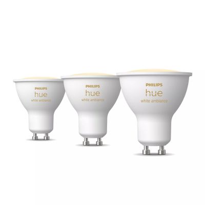 5. Philips Hue White Ambiance smart GU10 spotlight (3-pack)