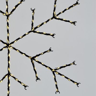 4. DECORATIVE HANGING SNOWFLAKE WITH 470 LEDS, WARM WHITE