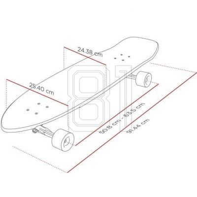 6. Street Surfing Freeride Longboard 36 &#39;&#39; Board984