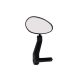 HL-M03 180/110mm handlebar mirror, black