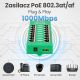 19. Extralink Gigabit PoE Injector 8 Port Active, 8 Gigabit 802.3at/af ports, Mode A