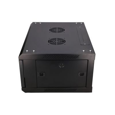 2. Extralink 4U 600x450 Black Wall-Mounted Rack Cabinet