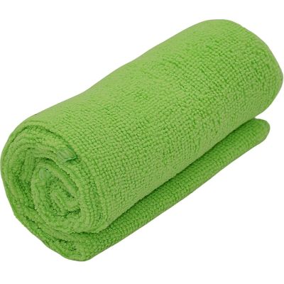 QUICK-DRYING SPORTS TOWEL WITH STORAGE BAG 80X40CM DUNLOP GREEN
