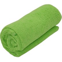QUICK-DRYING SPORTS TOWEL WITH STORAGE BAG 80X40CM DUNLOP GREEN