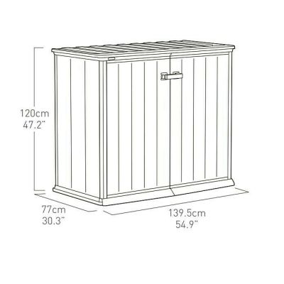KETER 230455 garden cabinets (gray)
